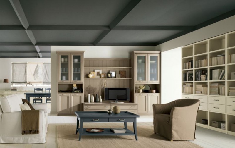 Scandola - Parete Attrezzata Nuovo Mondo N03