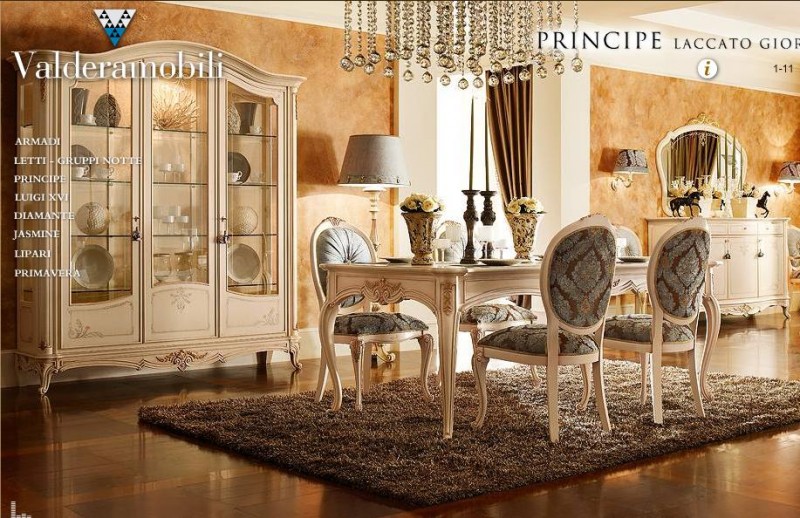 Valderamobili - Sala da pranzo collezione Principe