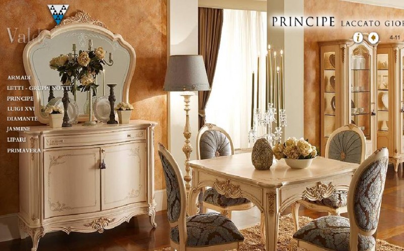 Valderamobili - Credenza e tavolo coll. Principe