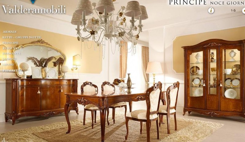 Valderamobili - Sala da pranzo coll. Principe