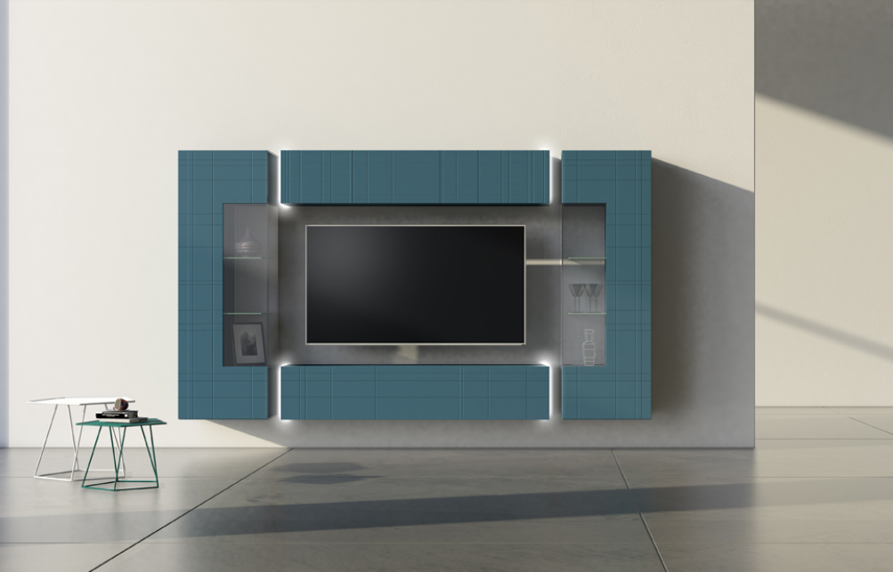 Voltan - Pareti Attrezzate Moderne Soggiorno