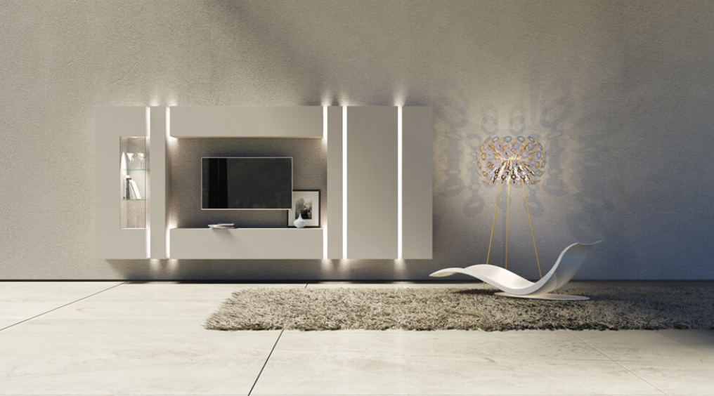 Voltan - Pareti Attrezzate Moderne Soggiorno