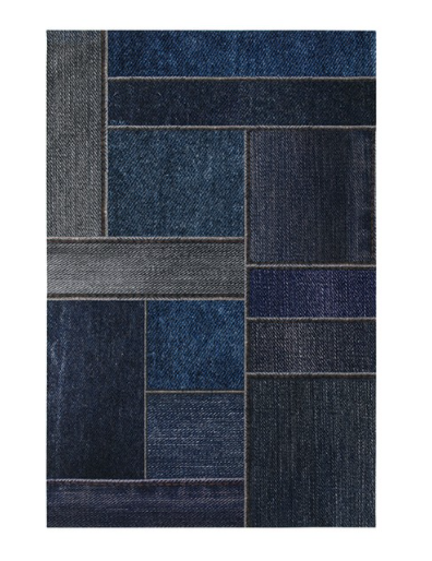 Sitap - TAPPETO STUOIA SICILY ENAR BLUE